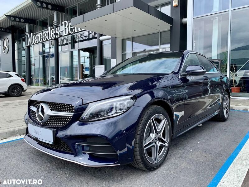 Albastru Utilizat 2018 Mercedes C220 Berlinǎ | 25.000 EUR (Puțin scump) - Imagine 1/4