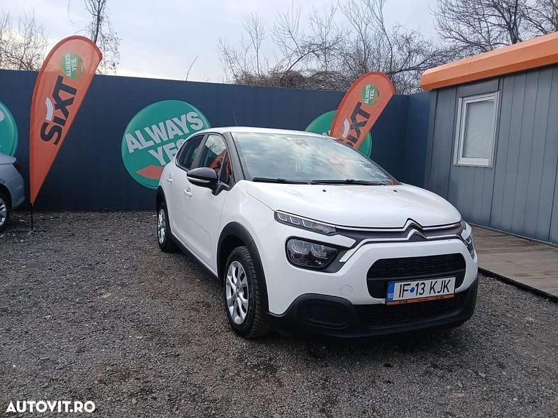 Second-hand Citroën C3 Feel 83 CP (61 kW) 2021 Alb Hatchback