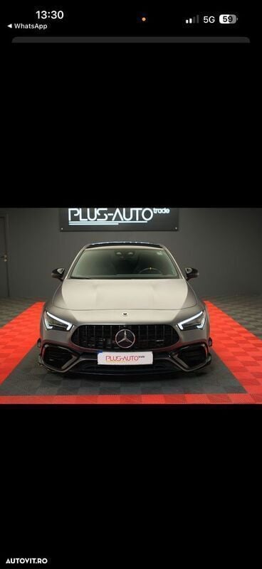Gri Utilizat 2023 Mercedes CLA45 AMG AMG Coupe | 49.000 EUR (Preț OK) - Imagine 1/4