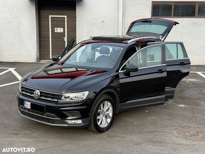 Negru Utilizat 2017 VW Tiguan Highline SUV | 15.490 EUR (Preț OK) - Imagine 1/4
