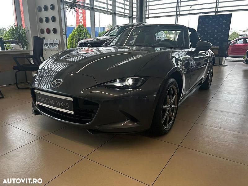 Gri Nouă 2025 Mazda MX5 Exclusive-Line Cabrio | 34.520 EUR - Imagine 1/4