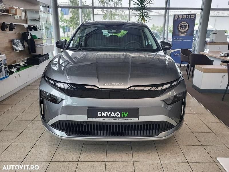 Gri Nouă 2025 Skoda Enyaq iV SUV | 41.075 EUR (Preț OK) - Imagine 1/4