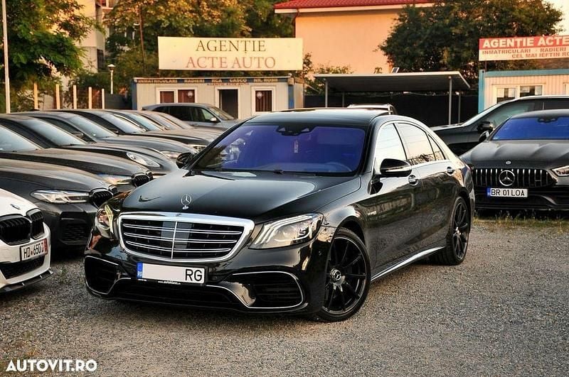 Culoarenegru Utilizat 2018 Mercedes S400 Berlinǎ | 40.900 EUR (Super Preț) - Imagine 1/4
