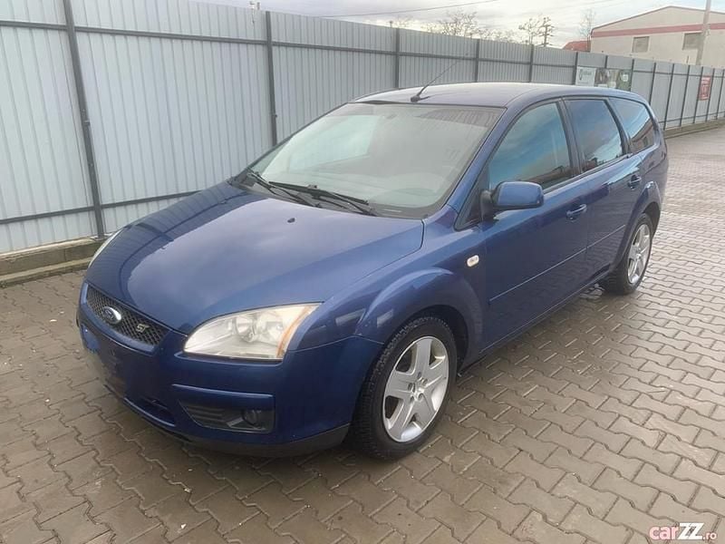 Albastru Utilizat 2007 Ford Focus Break | 1.350 EUR (Preț OK) - Imagine 1/4