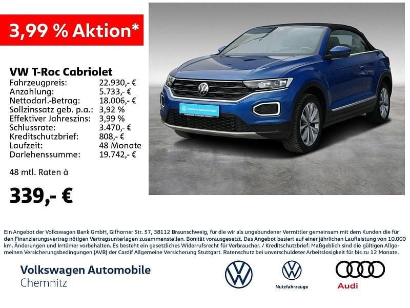 Utilizat 2021 VW T-Roc Style SUV | 25.146 EUR (Preț OK) - Imagine 1/1