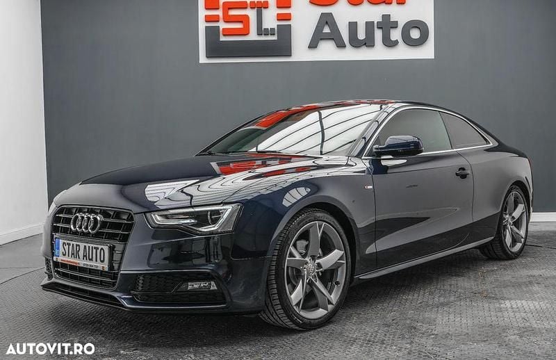 Culoarealbastru Utilizat 2015 Audi A5 Premium Coupe | 11.490 EUR (Super Preț) - Imagine 1/4