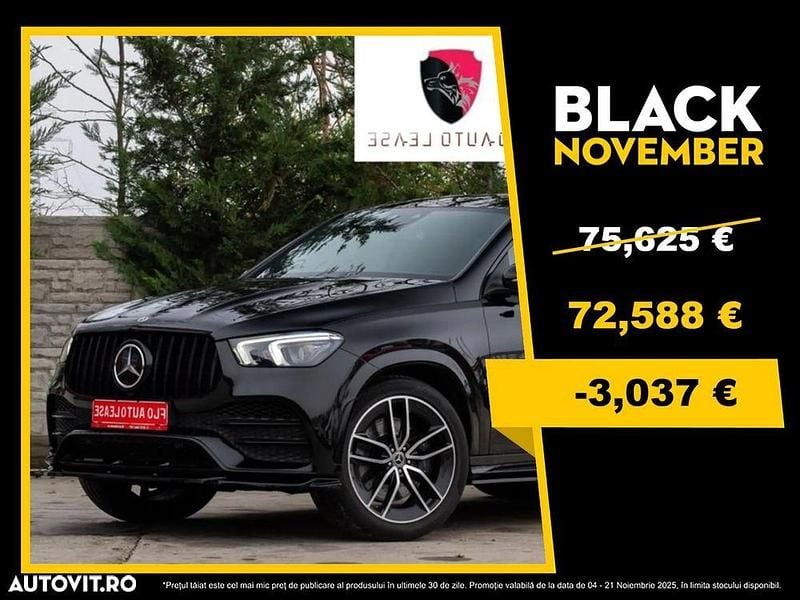 Culoarenegru Utilizat 2020 Mercedes GLE400 Coupe | 72.588 EUR - Imagine 1/4