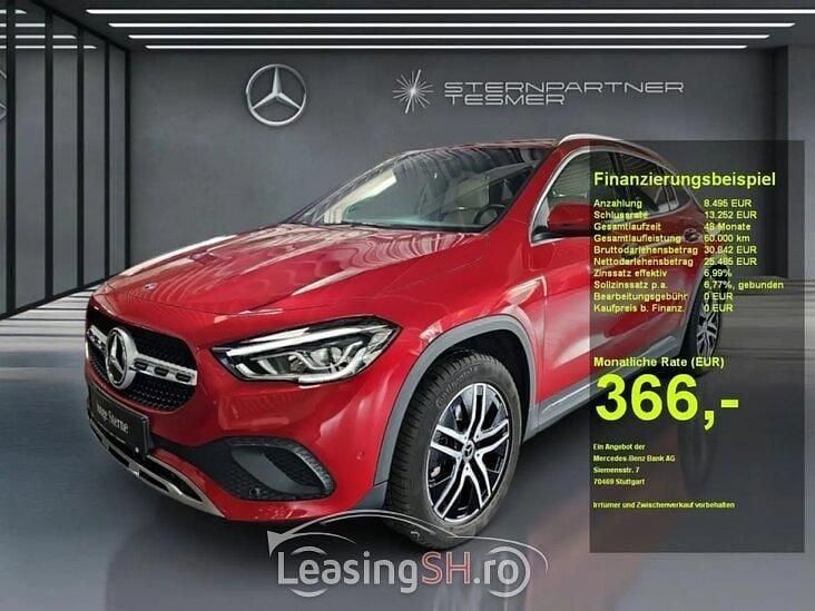 Roșu Utilizat 2021 Mercedes 200 Progressive SUV | 35.784 EUR (Preț OK) - Imagine 1/4