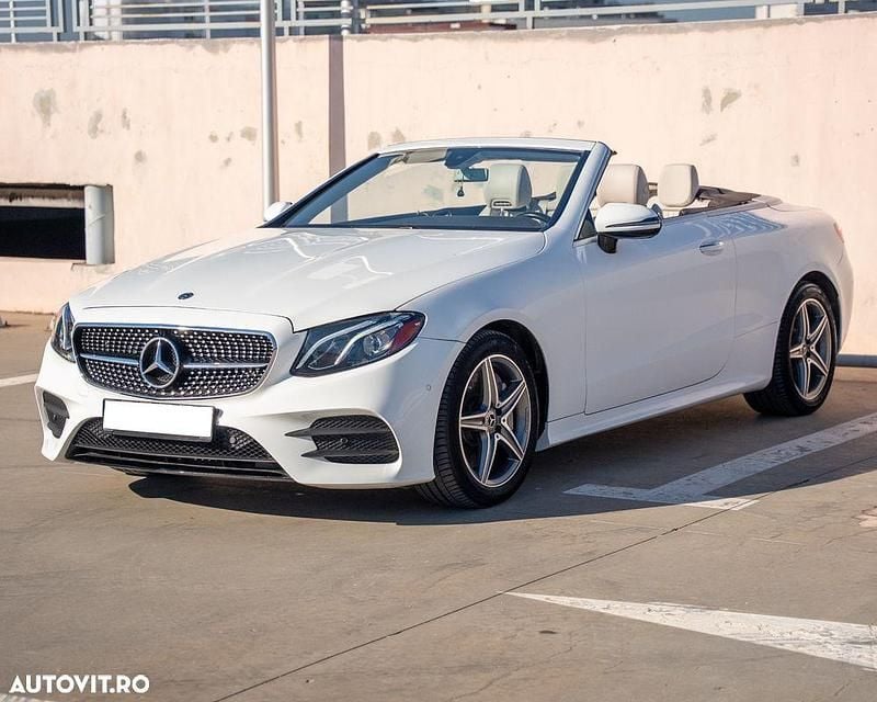 Culoarealb Utilizat 2018 Mercedes E400 AMG line Cabrio | 36.500 EUR (Scump) - Imagine 1/4