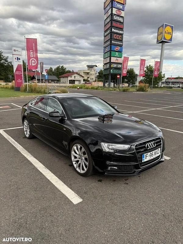 Negru Utilizat 2014 Audi A5 Sportback Berlinǎ | 11.500 EUR (Super Preț) - Imagine 1/4