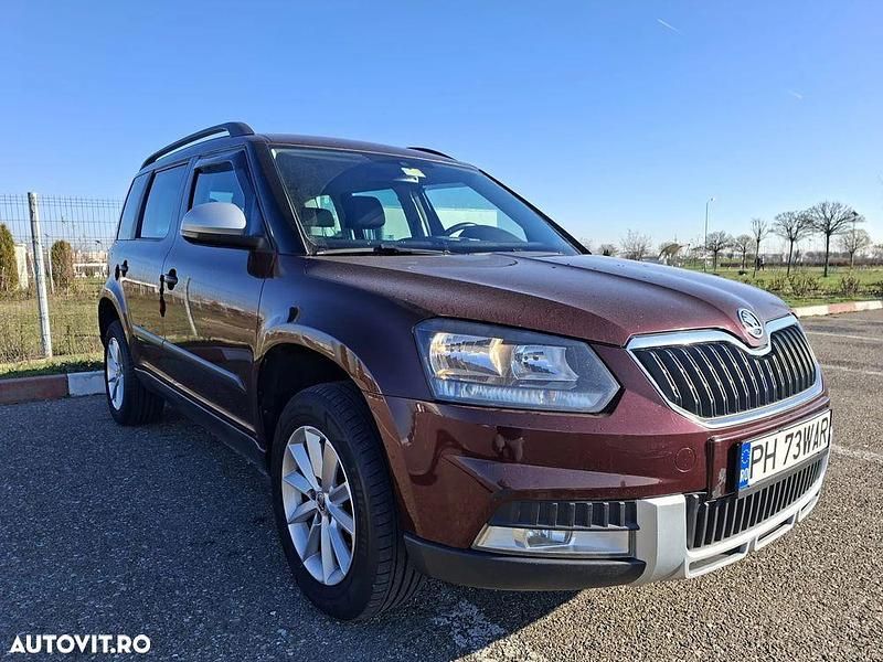 Culoarerosu Utilizat 2015 Skoda Yeti Outdoor Style SUV | 7.000 EUR - Imagine 1/4