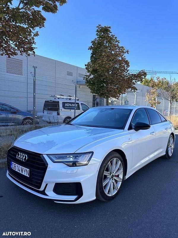 Culoarealb Utilizat 2021 Audi A6 S-Line Break | 34.500 EUR (Preț bun) - Imagine 1/4