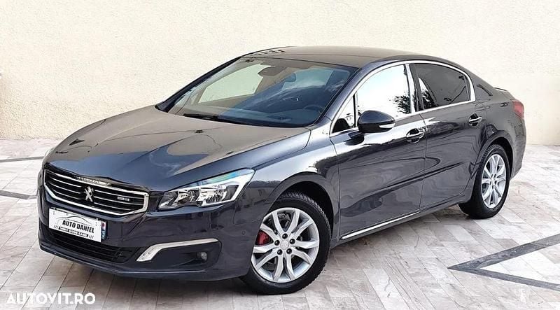 Culoarenegru Utilizat 2016 Peugeot 508 Berlinǎ | 7.790 EUR (Preț OK) - Imagine 1/4