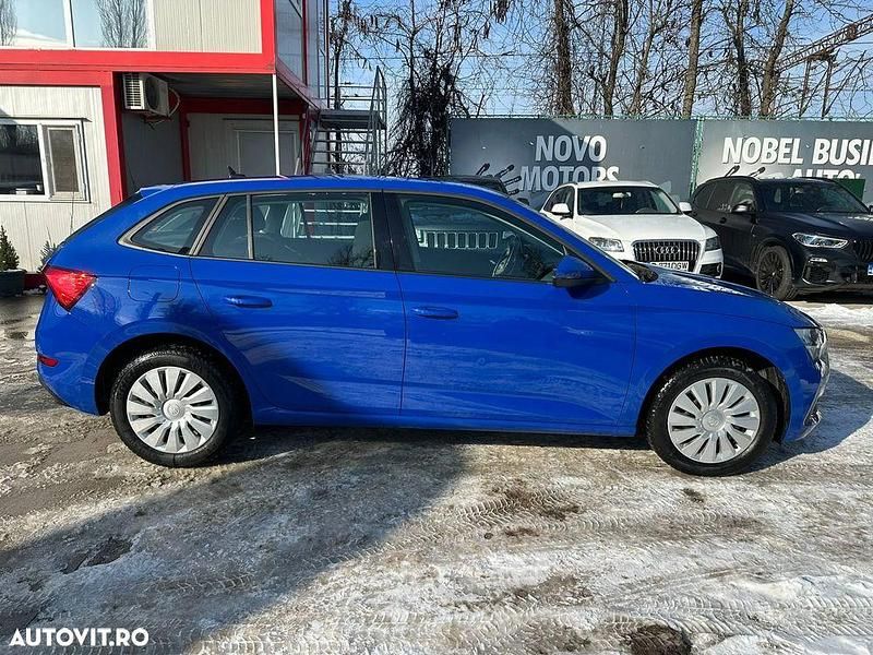 Second-hand Skoda Scala Ambition 110 CP (80 kW) 2021 Culoarealbastru Hatchback