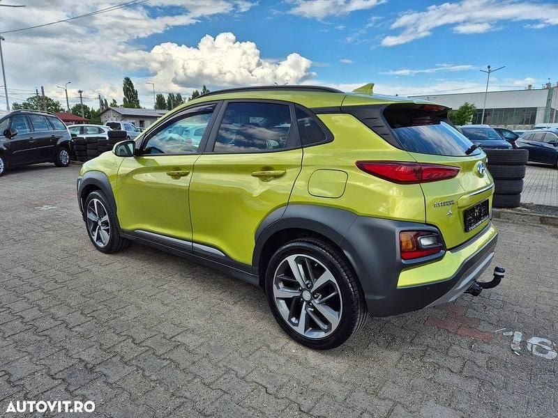 Second-hand Hyundai Kona Premium 136 CP (100 kW) 2019 Culoareverde SUV
