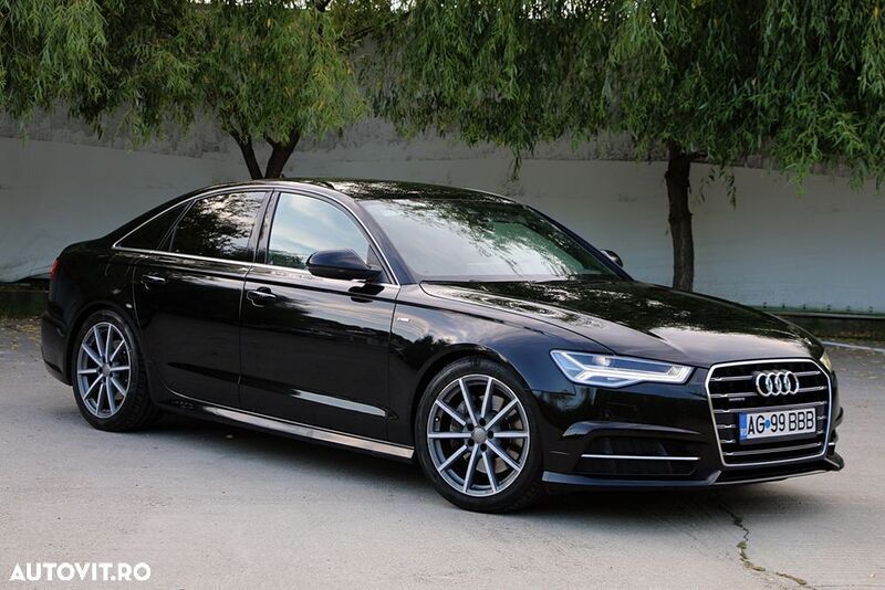 Negru Utilizat 2017 Audi A6 Berlinǎ | 19.999 EUR (Preț OK) - Imagine 1/4