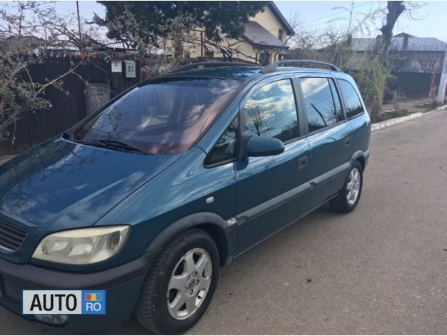 Albastru Utilizat 2001 Opel Zafira Monovolum | 1.950 EUR - Imagine 1/4