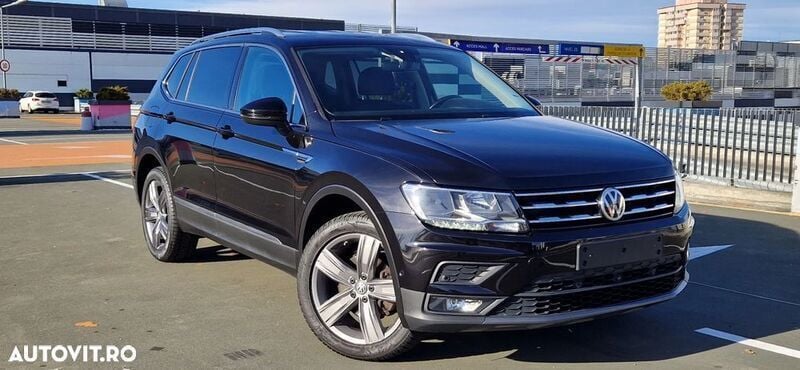 Negru Utilizat 2019 VW Tiguan SUV | 18.250 EUR (Super Preț) - Imagine 1/4