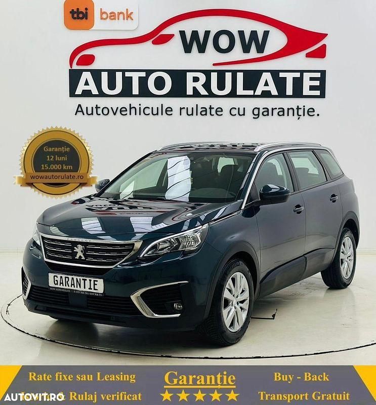 Albastru Utilizat 2019 Peugeot 5008 Monovolum | 13.890 EUR (Preț OK) - Imagine 1/4