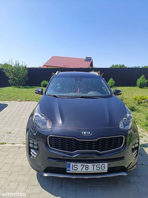 Negru Utilizat 2016 Kia Sportage GT-Line SUV | 16.000 EUR (Preț bun) - Imagine 1/4