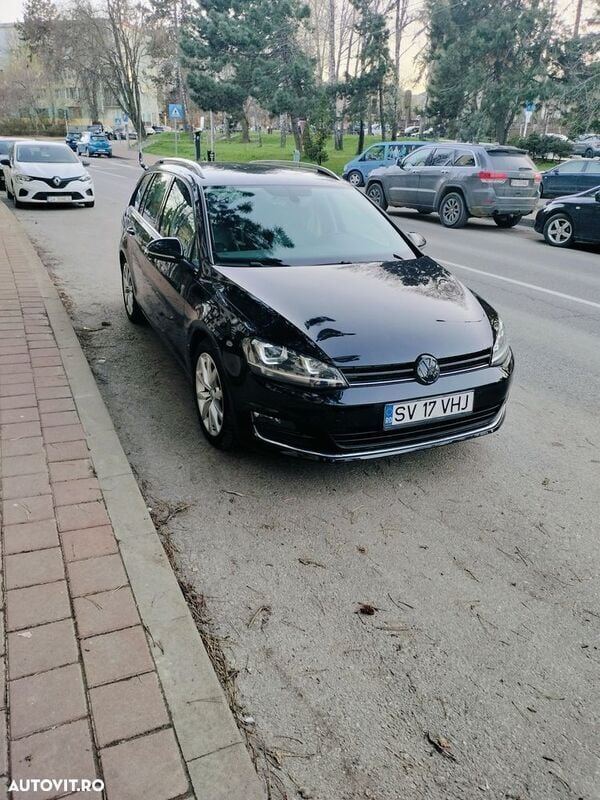 Negru Utilizat 2015 VW Golf VII Break | 8.700 EUR (Preț bun) - Imagine 1/4