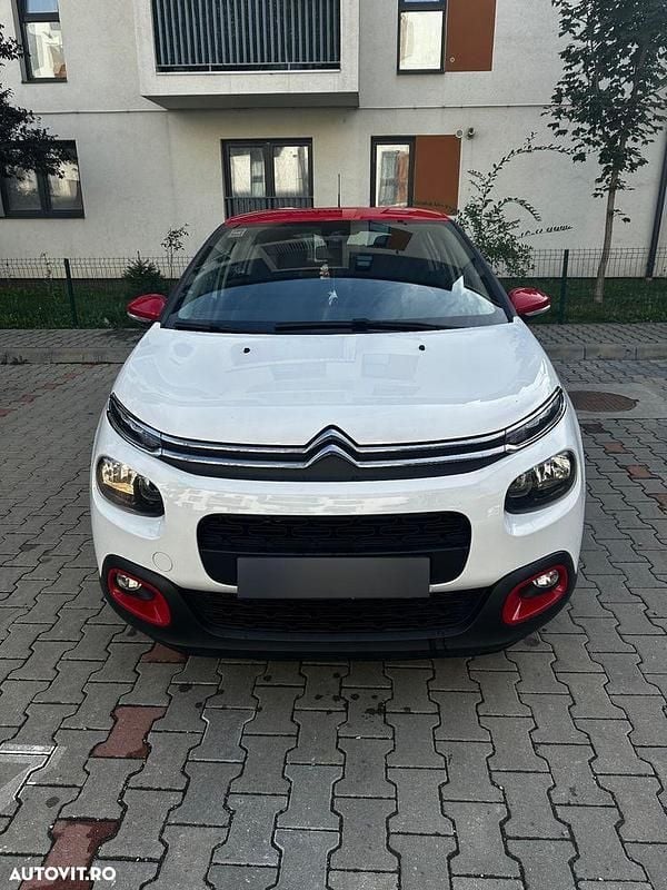 Culoarealb Utilizat 2018 Citroën C3 Feel Hatchback | 7.500 EUR (Preț OK) - Imagine 1/4