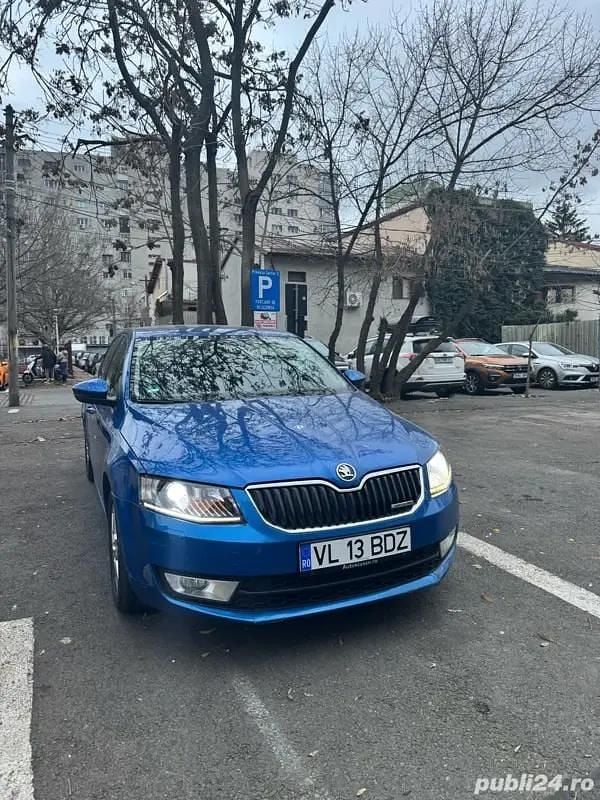 Albastru Second-hand 2014 Skoda Octavia GreenLine Berlinǎ | 6.999 EUR (Puțin scump) - Imagine 1/4
