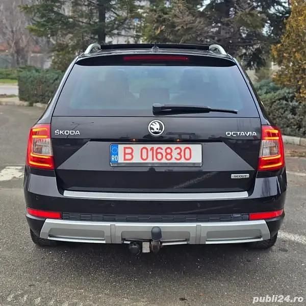 Second-hand Skoda Octavia Scout Scout 4x4 185 CP (136 kW) 2015 Negru Break