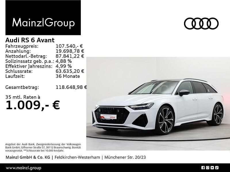 Second-hand 2024 Audi RS6 Sport Break | 114.268 EUR (Super Preț) - Imagine 1/1