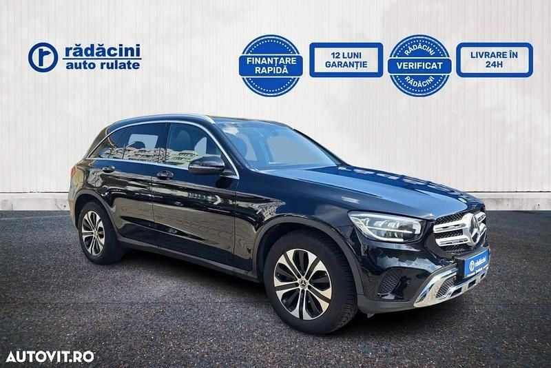 Negru Utilizat 2021 Mercedes GLC200 SUV | 37.400 EUR (Preț bun) - Imagine 1/3
