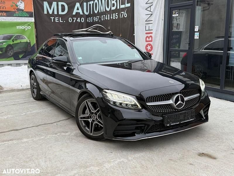 Second-hand Mercedes C220 AMG line 194 CP (142 kW) 2019 Culoarenegru Berlinǎ