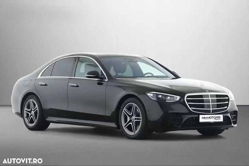 Culoarenegru Utilizat 2021 Mercedes S450 Berlinǎ | 71.166 EUR (Preț OK) - Imagine 1/4