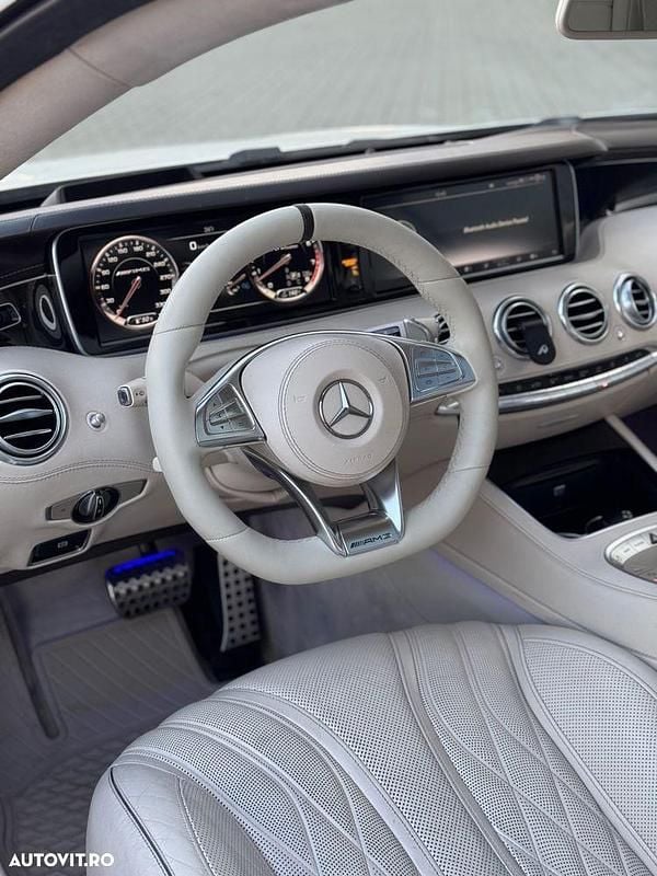 Second-hand Mercedes S63 AMG AMG 585 CP (430 kW) 2015 Culoarealb Coupe