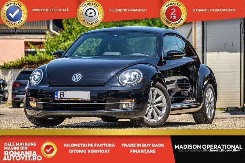 Negru Utilizat 2015 VW Beetle Design Coupe | 10.250 EUR - Imagine 1/4