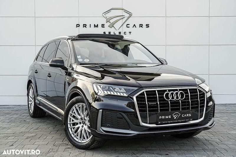 Culoarenegru Utilizat 2021 Audi Q7 S-Line SUV | 52.998 EUR (Preț OK) - Imagine 1/4