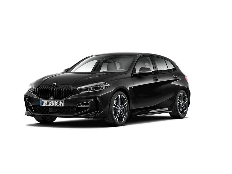 Black sapphire metallic paintwork Utilizat 2022 BMW 118 Shadowline Hatchback | 19.480 EUR (Preț bun) - Imagine 1/4