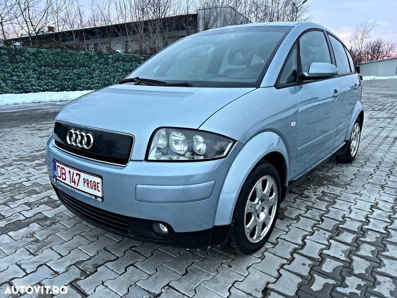 Gri Utilizat 2002 Audi A2 Hatchback | 1.650 EUR - Imagine 1/4