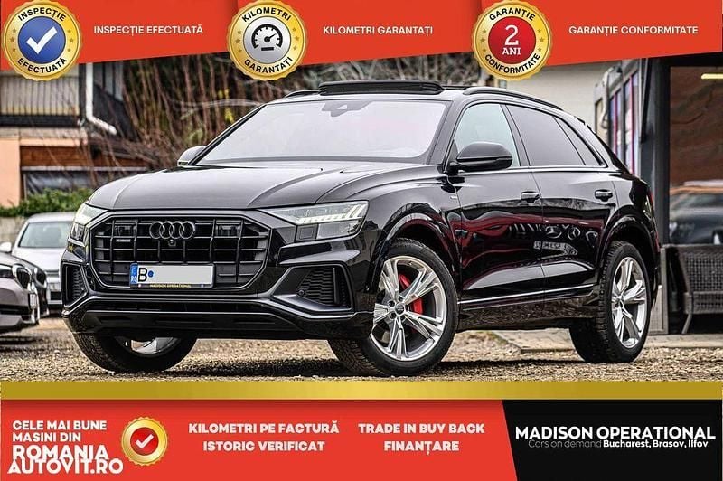 Culoarenegru Utilizat 2020 Audi Q8 Sport SUV | 51.500 EUR (Puțin scump) - Imagine 1/4