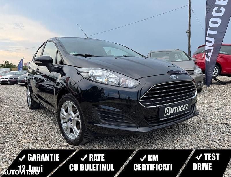 Negru Utilizat 2014 Ford Fiesta Hatchback | 5.440 EUR (Puțin scump) - Imagine 1/4