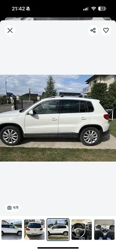 Alb Utilizat 2012 VW Tiguan SUV | 7.500 EUR (Preț OK) - Imagine 1/4