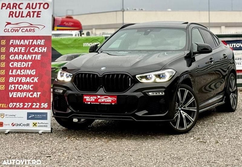 Culoarenegru Utilizat 2020 BMW X6 xLine SUV | 64.999 EUR (Puțin scump) - Imagine 1/4