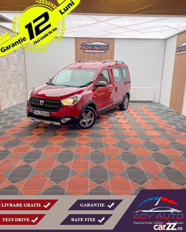 Roșu Utilizat 2019 Dacia Dokker Stepway Van | 12.499 EUR (Scump) - Imagine 1/4