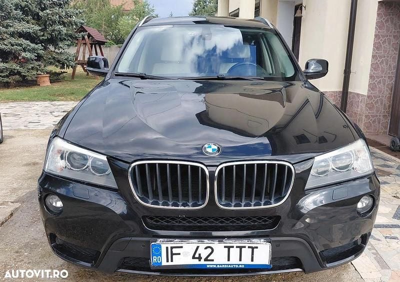 Negru Utilizat 2012 BMW X3 SUV | 9.490 EUR (Super Preț) - Imagine 1/4