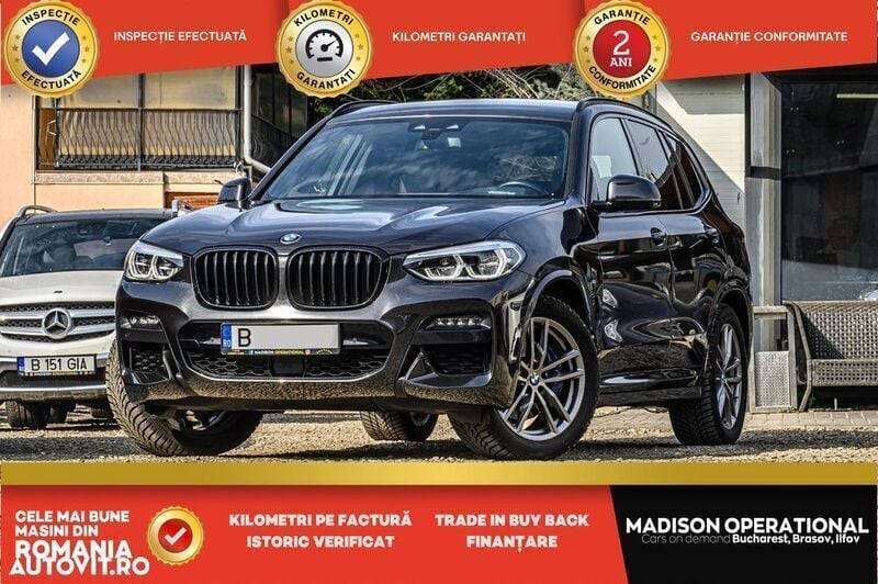Negru Utilizat 2020 BMW X3 M Sport SUV | 33.950 EUR - Imagine 1/4