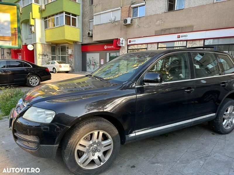 Negru Utilizat 2004 VW Touareg SUV | 4.700 EUR - Imagine 1/4