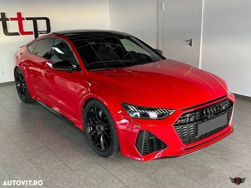 Rosu Utilizat 2021 Audi RS7 Hatchback | 87.790 EUR - Imagine 1/4
