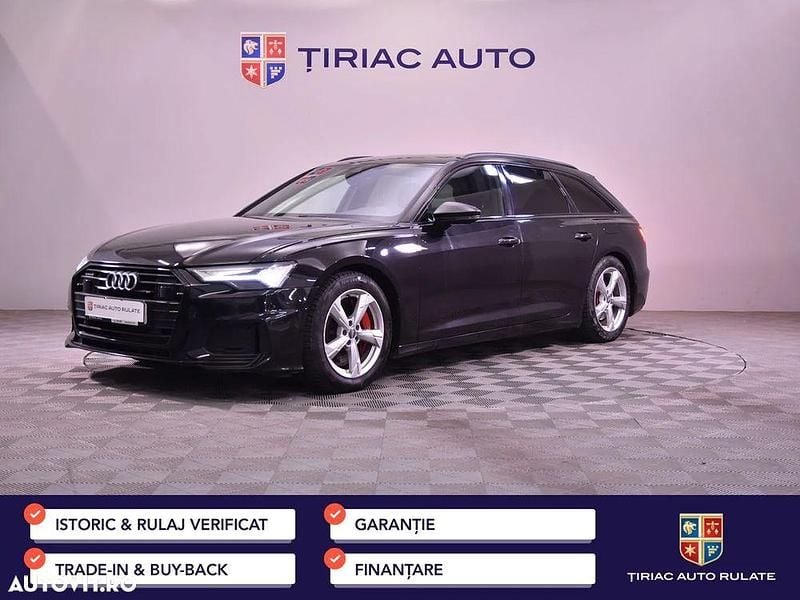 Culoarenegru Utilizat 2021 Audi A6 S-Line Break | 35.501 EUR (Preț OK) - Imagine 1/4