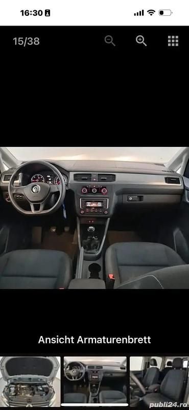 Argintiu Utilizat 2017 VW Caddy Maxi Monovolum | 14.900 EUR (Preț OK) - Imagine 1/4