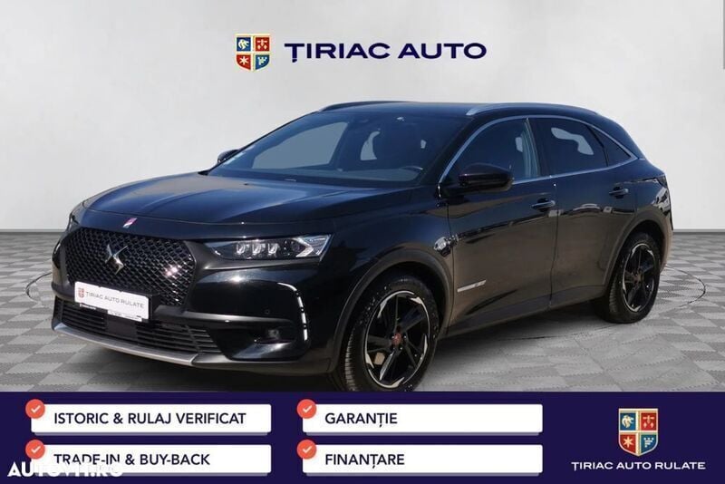 Negru Utilizat 2021 DS Automobiles DS7 Crossback Performance Line Plus SUV | 27.900 EUR (Scump) - Imagine 1/4