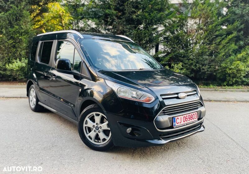 Negru Utilizat 2014 Ford Tourneo Connect Titanium Monovolum | 8.190 EUR - Imagine 1/4
